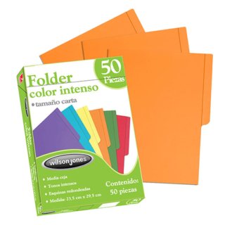 Folder Carta Naranja