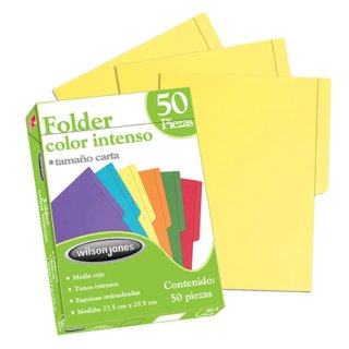 Folder Carta Amarillo