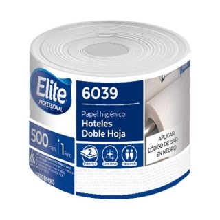 Papel Higienico Blanco, 500 Hojas Dobles