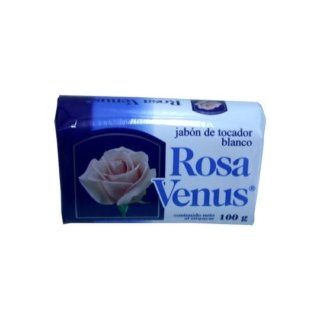 Jabon De Tocador Blanco Rosa Venus, 1