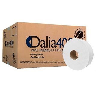 Papel Higienico Blanco De 400 M. Dalia