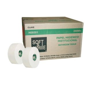 Papel Higienico Blanco De 200M. Mod 9201