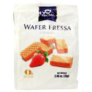 Galletas Wafer Fresa, 70 Gramos