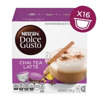 16 Capsulas De Chai Tea Latte
