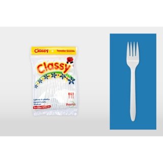 Tenedor De Plastico, Pastelero 50 Pzas