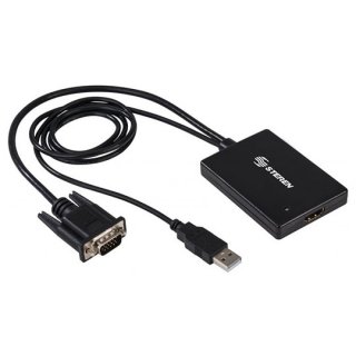 Adaptador Vga A Hdmi Con Audio Usb