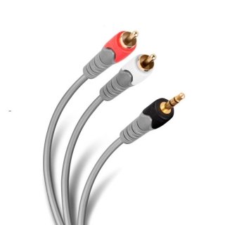 Cable Reforzado Plug 3.5Mm A 2 Plug R