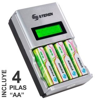 Cargador Steren Para Aa Y Aaa