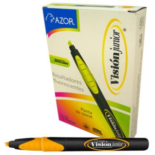 Resaltador Vision Jr Naranja C/12