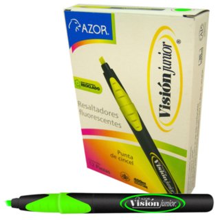 Resaltador Vision Jr Verde C/12