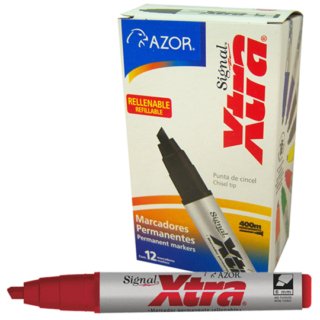 Marcador Signal Xtra Rojo C/12