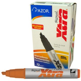 Marcador Signal Xtra Naranja C/12