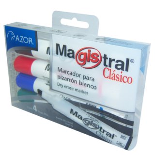 Marcador Magistral Clasico Surt. C/4