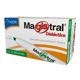 Marcador Magistral Didactico Verde