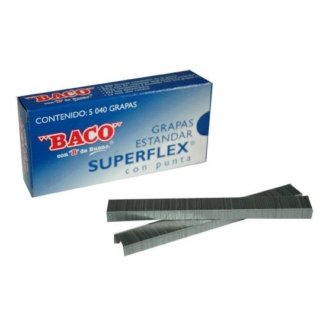 Grapas Estandar Baco Superflex