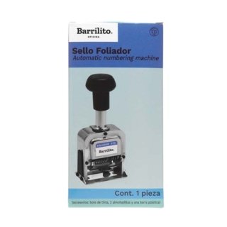 Sello Foliador 6 Digitos