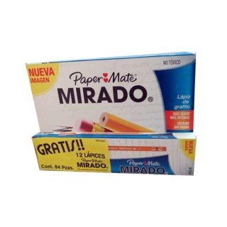 Lapiz Mirado No 2 Hexagonal C/72 + 12