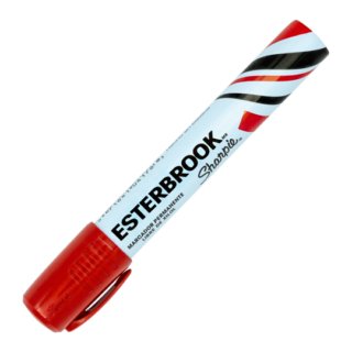 Marcador Permanente Esterbrook Rojo