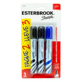 Marcador Esterbrook Blister C/2+1 Gratis