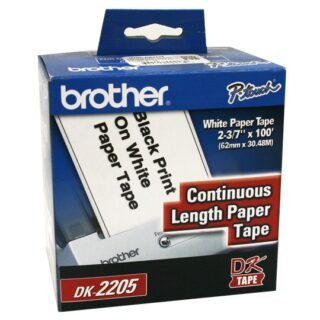Etiqueta Brother Continua De 62Mm X 30 M