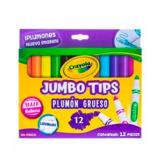Plumones Gruesos Lavables Brillantes