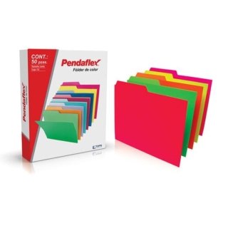 Folder Pendaflex Surtido Ne?n 50Pz