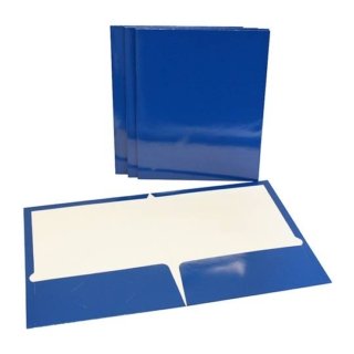 Folder Showfolio Laminado Azul