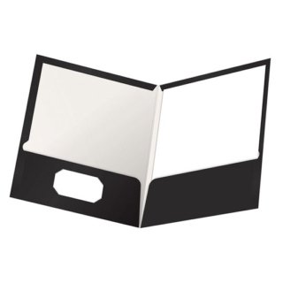 Folder Showfolio Laminado Negro