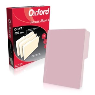 Folder Manila Rosa Oxford C/100