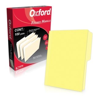 Folder Manila Amarillo Oxford C/100