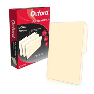Folder Manila Crema Oxford C/100