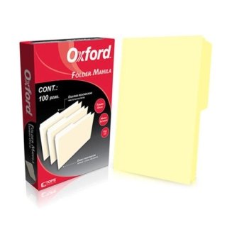 Folder Manila Amarillo Oxford C/100