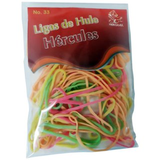 Ligas De Hule No. 13 Colores Surtidos
