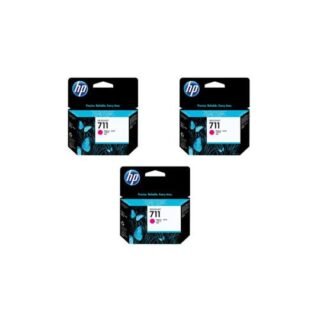Pack De 3 Cartuchos De Tinta Hp 711 De 2