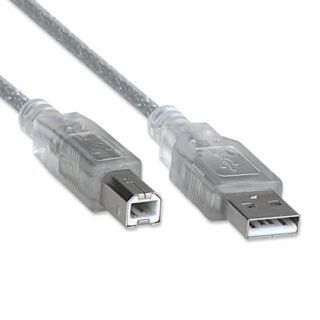 Cable Usb A-B V2.0, 4.5M Plata
