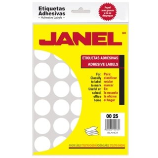 Etiqueta Blanca Janel Clasica No. 12