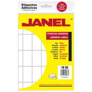 Etiqueta Blanca Janel Clasica No. 2