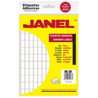 Etiqueta Blanca Janel Clasica No. 4