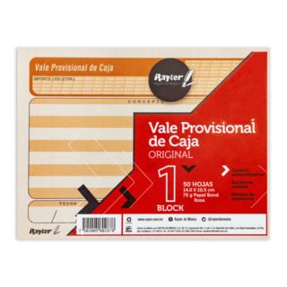 Vale Provisional  Carta, Rayter