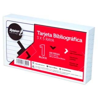 Tarjeta Bibliogr?fica 3X5 Ray. C/100