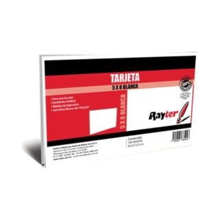 Tarjeta De Trabajo 5X8 Bca C/100