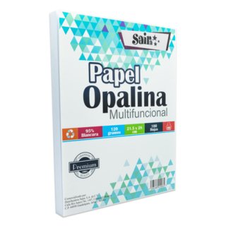 Papel Opalina Blanco Carta 120 Gr
