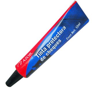 Tinta Protectora De Cheques Azul