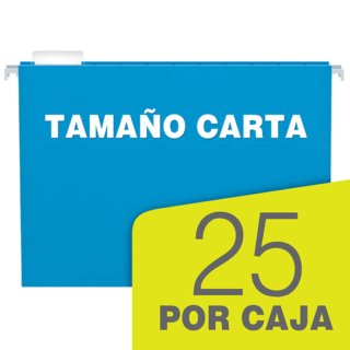 Folder Colgante Carta Azul Claro