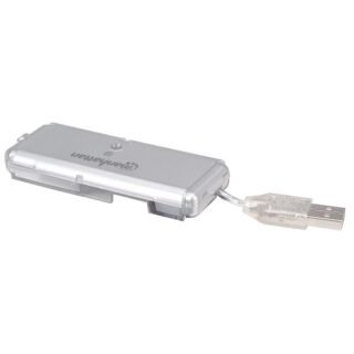 Hub Usb V2.0 4 Puertos Mini Plata