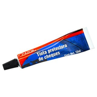 Tinta Protectora De Cheques Negro